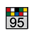 95 - Primary colours, assorted